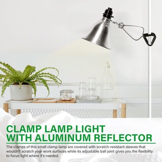 Foto 6 | Foto 6 | Enchufe De Lámpara Tipo Pinza Simple Deluxe Con Reflector De Aluminio De 14 Cm - Venta Internacional.