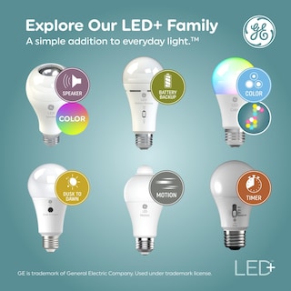 Foto 6 | Foto 6 | Bombilla Led Ge Led+ Timer A19 De 8 W, Color Blanco Suave (1 Paquete) - Venta Internacional.