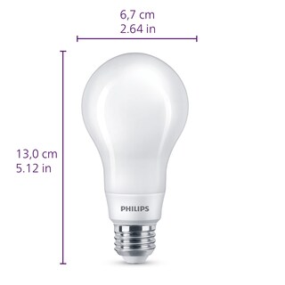 Foto 3 | Foto 3 | Bombilla Led Philips A21 De 12 W = 100 W, 1600 Lm, 5 Tonos, Paquete De 2 - Venta Internacional.