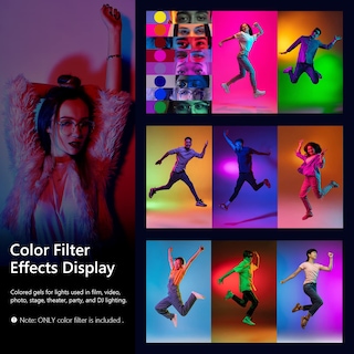 Foto 6 | Foto 6 | Juego De Filtros De Color Neewer 660 Led Para Vídeo, 16,7 X 21,7 Cm - Venta Internacional.