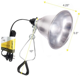 Foto 2 | Foto 2 | Lámpara Clamp Simple Deluxe De 60 W Con Reflector De Aluminio De 14 Cm - Venta Internacional.
