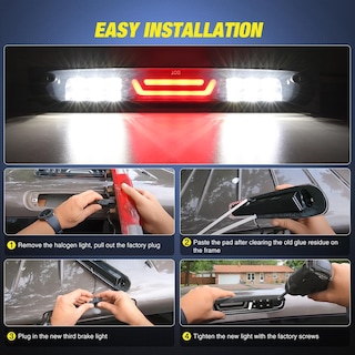 Foto 3 | Foto 3 | Tercera Luz De Freno Nilight High Mount Para Chevy Silverado - Venta Internacional.