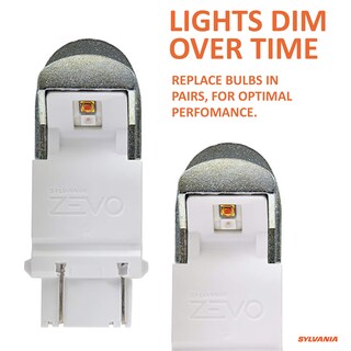 Foto 2 | Foto 2 | Bombilla Led Sylvania 3157 Zevo De Color Ámbar Para Luces De Estacionamiento Y De Giro - Venta Internacional.