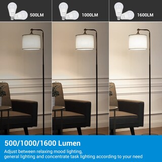 Foto 4 | Foto 4 | Paquete De 4 Bombillas Led Dewenwils De 3 Vías, 40/60/100 W, 5000 K, A19, E26 - Venta Internacional.