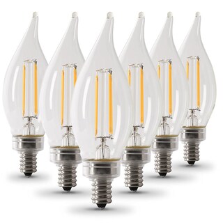 Foto 1 | Foto 1 | Paquete de 6 Bombillas Led Feit Electric Ca10 6 W - Venta Internacional