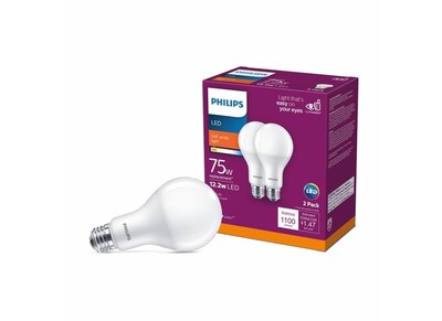 Foto 6 | Foto 6 | Bombilla Led Philips A21 75 W 2700 K Paquete De 2 - Venta Internacional.