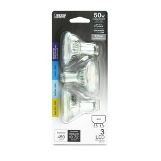 Foto 1 | Foto 1 | Bombilla Led Reflectora Feit Electric Mr16 5 W Gu10 Paquete De 3 - Venta Internacional.