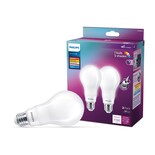 Bombilla Led Philips A19 De 9 W = 75 W 1100 Lm 5 Tonos De Blanco Paquete De 2 - Venta Internacional.