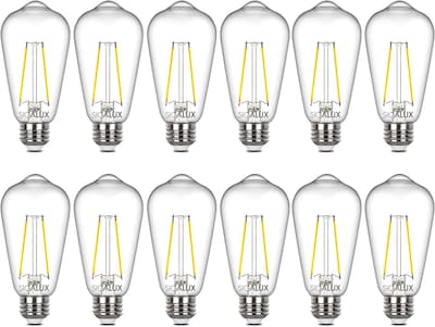 Foto 1 | Foto 1 | Bombilla Led Sigalux Edison St58 Filamento Transparente 6 W 5000 K E26 Paquete De 12 Unidades - Venta Internacional.