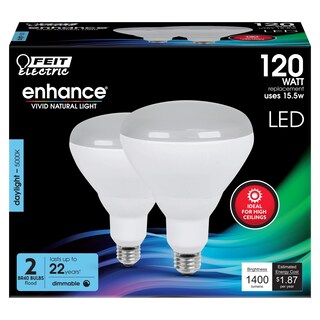 Foto 1 | Foto 1 | Paquete De 2 Bombillas Led Feit Electric Br40 15 5 W 1400 Lm 5000 K - Venta Internacional.