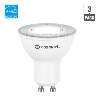 Foto 4 | Foto 4 | Bombilla Led Ecosmart Mr16 Gu10 De 5 W 450 Lm Color Blanco Brillante Paquete De 3 - Venta Internacional.