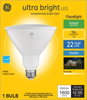 Foto 1 | Foto 1 | Bombilla Led Ge Ultrabrillante De 17 W 1600 Lm 150 W Luz Diurna Par38 - Venta Internacional.