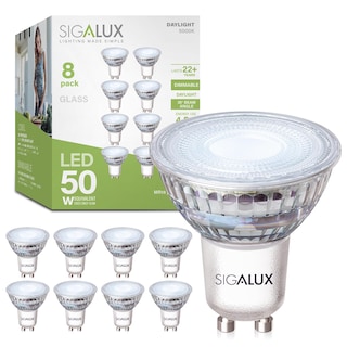 Foto 1 | Foto 1 | Bombillas Led Sigalux Gu10 Regulables 5000 K 4 5 W 450 Lm Paquete De 8 - Venta Internacional.