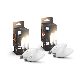 Foto 1 | Foto 1 | Bombilla Led Philips Hue Smart 40 W B39 Candle 450 Lm E12 Paquete De 4 - Venta Internacional.