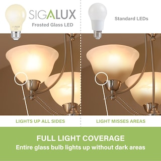 Foto 4 | Foto 4 | Bombillas Led Sigalux A19 Vintage Esmeriladas Todas De Vidrio - Venta Internacional.