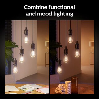 Foto 4 | Foto 4 | Bombilla De Filamento Edison Vintage Inteligente Philips Hue 7w St19 - Venta Internacional.