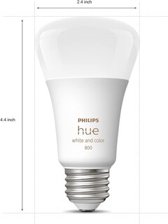 Foto 7 | Foto 7 | Bombilla Led Philips Hue Smart 60 W A19 Blanca Y Color Paquete De 4 - Venta Internacional.