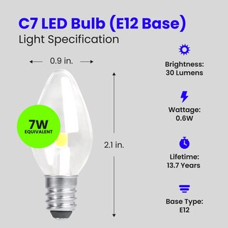 Foto 2 | Foto 2 | Bombilla Led Feit Electric Bpc7/led 0.6w 4000k - Venta Internacional