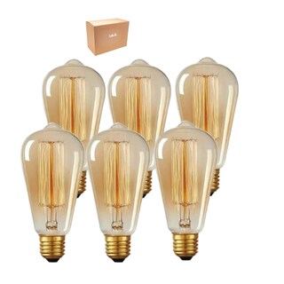 Foto 1 | Foto 1 | 6pcs Focos Vintage Bombillas Vintage Led Luz E26 Lab.g Luz Amarilla
