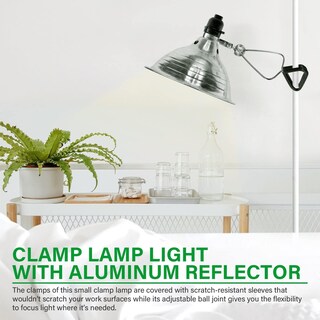 Foto 3 | Foto 3 | Enchufe De Lámpara Tipo Pinza Simple Deluxe Con Reflector De 8.5 Pulgadas - Venta Internacional.