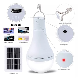 Foto 5 | Foto 5 | Luz De Emergencia Recargable Y Extraíble 100w 4pzs Eo Safe Imports Esi-16772 Blanco