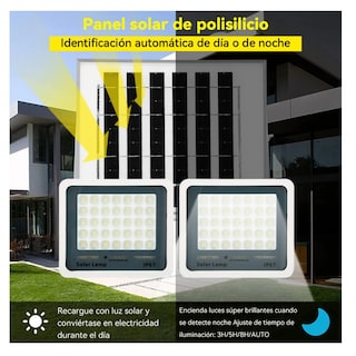 Foto 3 | Foto 3 | Reflector De Energía Led 1000w Inalámbrico Pared Exterior Lab.g Blanco