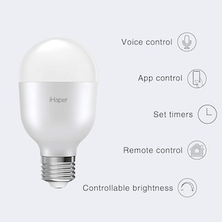 Foto 4 | Foto 4 | Foco Inteligente Ihaper Compatible Con Alexa Y Google Home