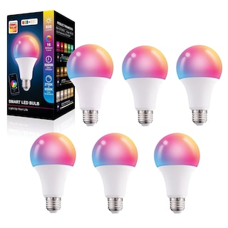 Foto 1 | Foto 1 | Pack 6 Focos Led Inteligente 10w Rgb + Cct Compatible Con Asistente De Voz