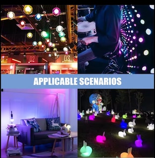 Foto 6 | Foto 6 | Pack 6 Focos Led Inteligente 10w Rgb + Cct Compatible Con Asistente De Voz
