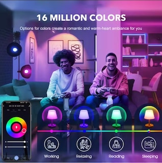 Foto 7 | Foto 7 | Pack 6 Focos Led Inteligente 10w Rgb + Cct Compatible Con Asistente De Voz