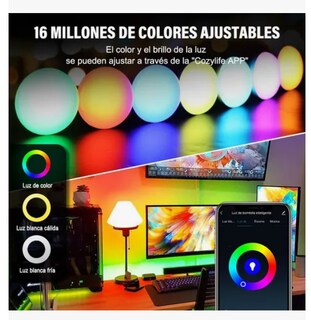 Foto 3 | Foto 3 | 4pcs Focos Led Xtellar 12w Wifi Inteligente Luz Led Para Alexa Rgb Luces Bulbos  E27 Foco