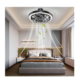 Foto 5 | Foto 5 | Ventilador De Luz Con Mando A Distancia Negro