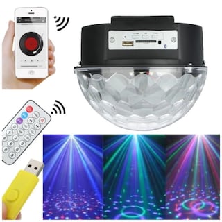 Foto 1 | Foto 1 | Disco De Bola Rhythmic Party Lights Con Fuente De Luz Led Mágica - Venta Internacional.