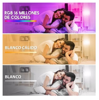 Foto 3 | Foto 3 | Focos Led Inteligentes Rgbcw Wifi 9 w Ajustable Multicolor