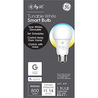 Foto 1 | Foto 1 | Bombilla Inteligente Ge Led A19 E26 De 9 W, Blanca Ajustable, Equivalente A 60 W - Venta Internacional.