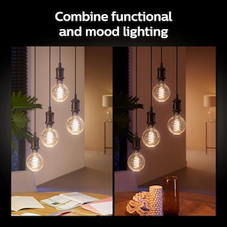 Foto 5 | Foto 5 | Bombilla Led Philips Hue Smart De 60 W Filamento G25 550 Lm E26 1 Paquete - Venta Internacional.