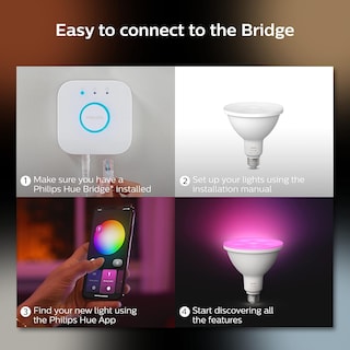 Foto 5 | Foto 5 | Foco Led Inteligente Philips Hue 100 - Venta Internacional