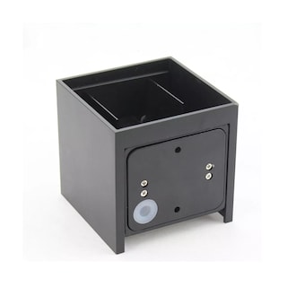 Foto 3 | Foto 3 | Arbotante Muro Led 10w Negro Cuadrado Luz Calida P/ Exterior Negra