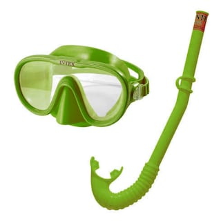 Foto 3 | Foto 3 | Set Snorkel Intex 55655 color Verde Máscara con Tubo y Aletas para Buceo