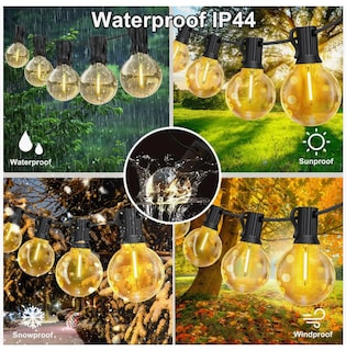 Foto 5 | Foto 5 | 10m Guirnalda De Luces 15 Focos Led Exterior Vintage Jardin