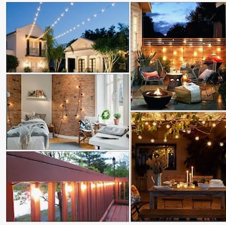 Foto 6 | Foto 6 | 10m Guirnalda De Luces 15 Focos Led Exterior Vintage Jardin