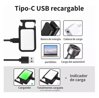 Foto 5 | Foto 5 | Mini Linterna De Trabajo Led Portátil Y Multifuncional, Negro