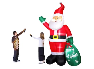 Foto 1 | Foto 1 | Xtellar Papá Noel Inflable Iluminado De 244cm Para Una Decoración Navideña Espectacular