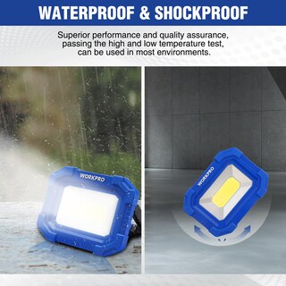 Foto 7 | Foto 7 | Lámpara De Trabajo Led Workpro Recargable A Prueba De Agua De 2000 Lúmenes, Paquete De 2 - Venta Internacional.