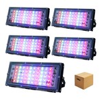 5 Pack Reflector Led De 80w Rgb Lab.g Multicolor
