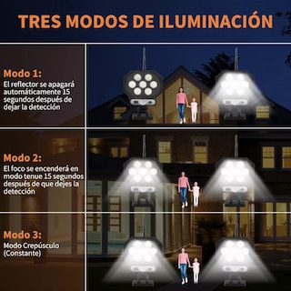 Foto 3 | Foto 3 | Lámpara Solar Sensor Movimiento Led Eo Safe Imports Esi-9546 Negro