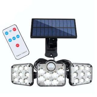 Foto 1 | Foto 1 | Lampara Led Solar Con Sensor De Movimiento Impermeables Elegate Led39 Negro