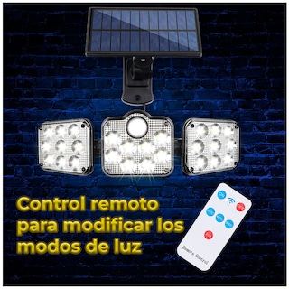Foto 3 | Foto 3 | Lampara Led Solar Con Sensor De Movimiento Impermeables Elegate Led39 Negro