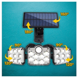Foto 7 | Foto 7 | Lampara Led Solar Con Sensor De Movimiento Impermeables Elegate Led39 Negro