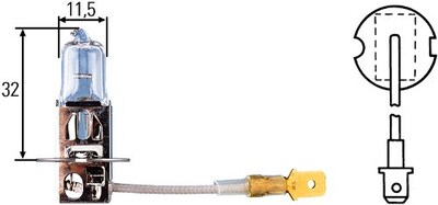 Foto 2 | Foto 2 | Lámparas Halógenas Hella Optilux Serie Xy H3 Xenon Yellow 55w - Venta Internacional.